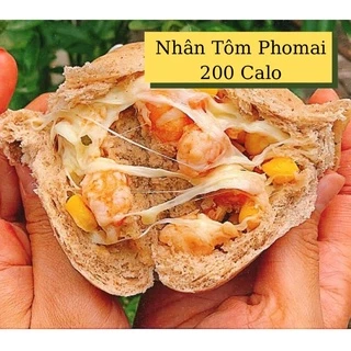 Bánh Bao Nguyên Cám Nhân Tôm Phomai Eatclean Dành Cho Người Ăn Kiêng