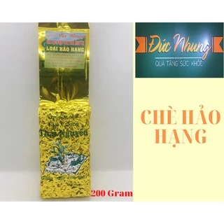 Chè Thái Nguyên Hảo Hạng - Chè Sạch Đức Nhung cao cấp - Chính gốc Tân Cương gói 200 gram bao bì đóng túi hút chân không