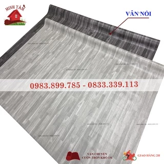 hỏa tốc -Thảm trải lót sàn simili vân gỗ , tấm simili dán sàn giả gỗ nền nhựa pvc nhám chống trượt dày 0.5mm nhiều mẫu