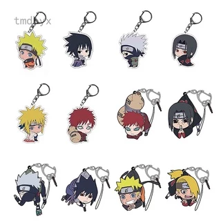 Móc khóa hình nhân vật anime Naruto Kakashi Uzumaki Uchiha Ltachi Sasuke bằng acrylic
