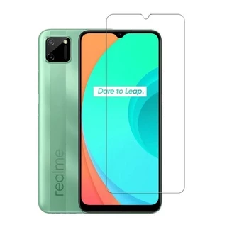 Kính cường lực trong suốt Realme C11 (Kèm miếng lau)