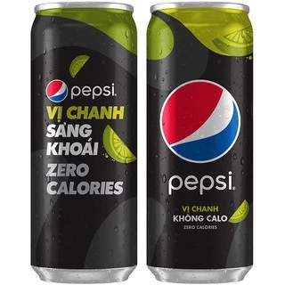 PEPSI VỊ CHANH KHÔNG CALO LON 330ML