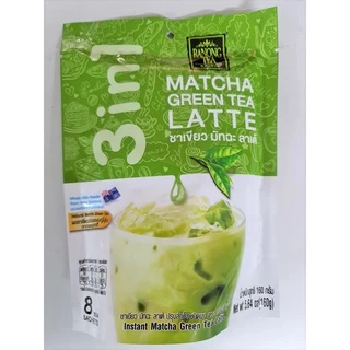 RANONG TEA [Túi XANH LÁ 160g] TRÀ SỮA XANH MATCHA HÒA TAN [Thailand] 3 in 1 Instant Matcha Green Tea Latte (halal)