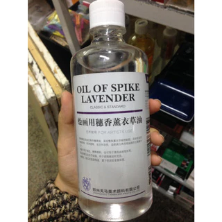 DẦU THÔNG - LANH DÙNG PHA RỬA MÀU SƠN DẦU / MÙI HOA OẢI HƯƠNG THƠM DỊU NHẸ / OIL OF SPIKE LAVENDER 500ML