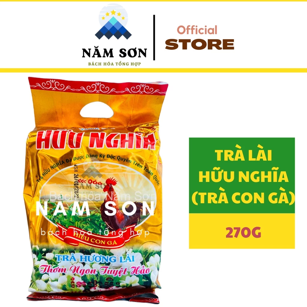 Trà Lài Hữu Nghĩa (trà con gà) gói 270g thơm ngon