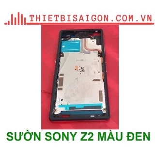 SƯỜN SONY Z2 MÀU ĐEN