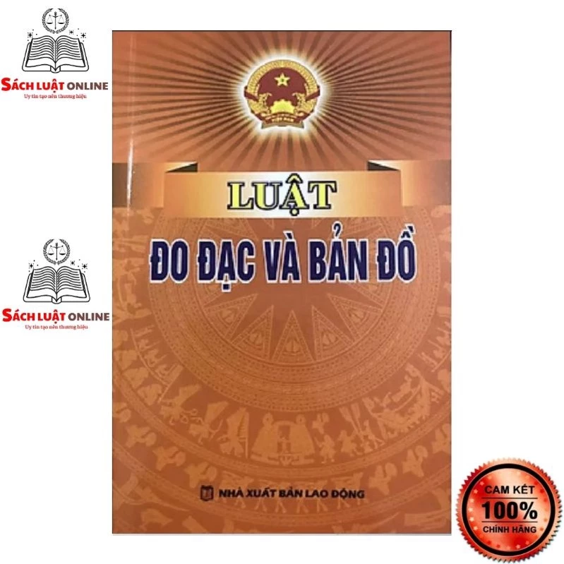 Sách - Luật đo đạc và bản đồ (NXB Lao động)