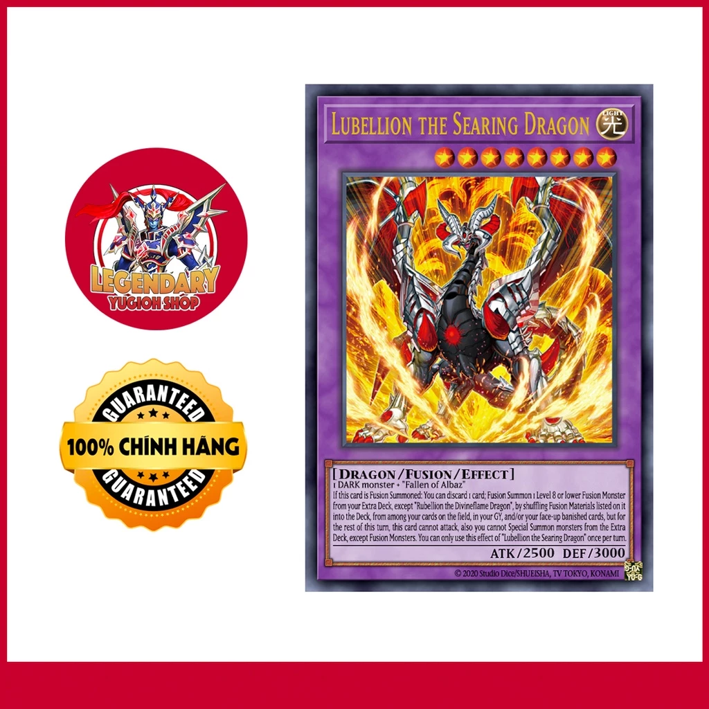 [EN-JP][Thẻ Bài Yugioh Chính Hãng] Lubellion the Searing Dragon