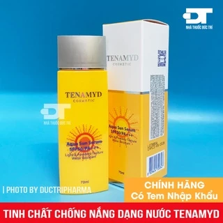 Tinh chất chống nắng dạng nước Aqua Sun Serum SPF50/PA+++ TENAMYD 70ml