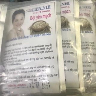 Bột yến mạch đắp mặt làm trắng da