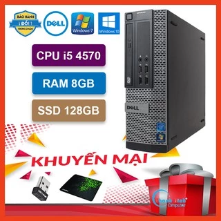 Cây Máy Tính Để Bàn 🌺ThanhBinhPC🌺 Máy Tính Đồng Bộ Giá Rẻ - Dell Optiplex 3020/7020/9020 (I5 4570/8G/120G)- Bảo Hành 12T