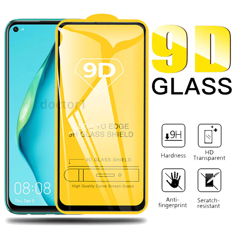 Kính cường lực 9D bảo vệ toàn màn hình dành cho Huawei Nova 7 7i Pro 6 SE 5 5T 5i 3 3i 4 2i 2 2S 3E 4E Lite Pro