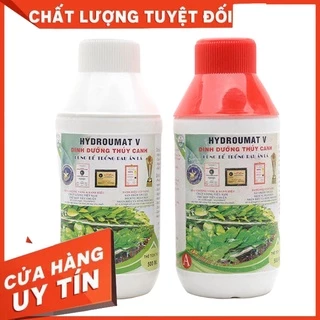 Bộ 2 chai dung dịch dinh dưỡng thủy canh cho rau ăn lá và quả HYDRO UMAT V