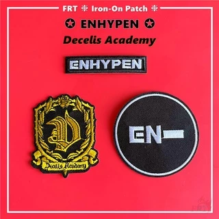 ☸ Enhypen - Miếng Vá Sắt Học Viện Decelis ☸ 1 Miếng Dán Ủi Lên Quần Áo Hình Huy Hiệu