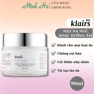 Mặt nạ ngủ & kem dưỡng ẩm Klairs Fresh Juiced Vitamin E Mask 90g