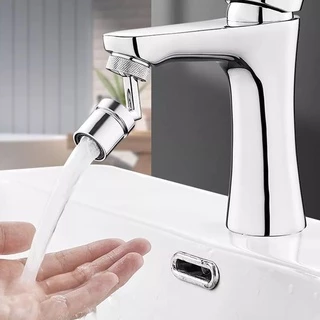 Đầu nối vòi nước thông minh MAS xoay 720 độ lắp vòi chậu rửa mặt, lavabo