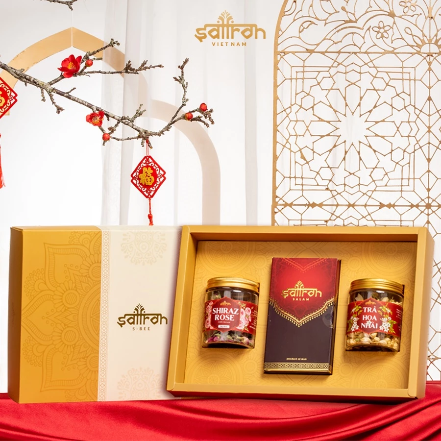 Set Nhụy Hoa Nghệ Tây SAFFRON SALAM 0.5Gr