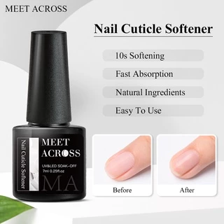 Nail Cuticle Softener MEET ACROSS Dead Skin Cuticle Remover Tool được sử dụng cho móng tay nghệ thuật làm móng tay