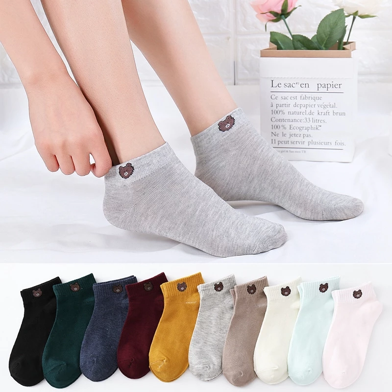 Combo 10 Đôi Vớ Gấu - Tất Gấu Cổ Ngắn