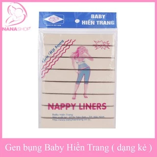 Gen nịt bụng Baby Hiền Trang dạng lưới có móc khóa