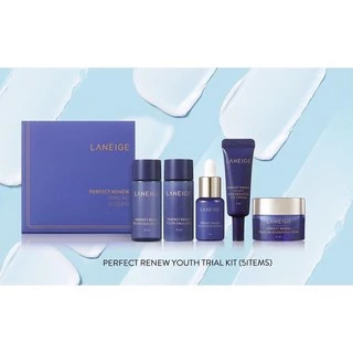 Bộ sản phẩm chống lão hoá da Laneige perfect renew youth trial kit 5 món