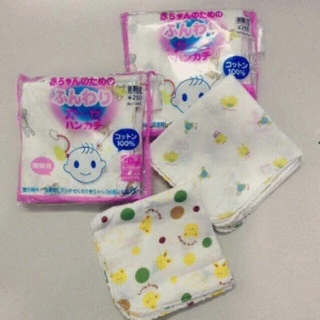 Set 10 khăn sữa in hình Nhật