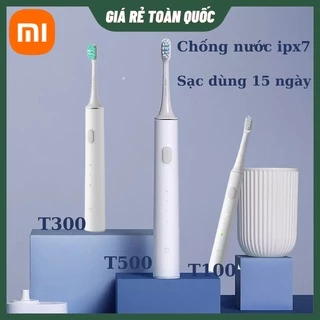 Bàn Chải Điện Xiaomi Mijia T100, T300,T500-Pin Sạc-Chống Nước- Bảo Vệ Nướu,Nhiều Chế Độ-Bảo Hành 12 Tháng