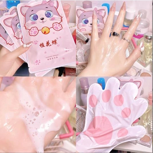 Mặt Nạ Ủ Tay Con Mèo Hand Mask Cấp Ẩm Dưỡng Trắng Làm Mềm Da Tay