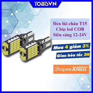 Đèn Led YOBIS T15 12V LED 4014 Đèn lùi, Đèn Phanh Cho Xe Hơi