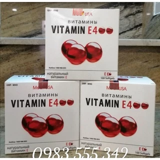 [COMPO 3 hộp] Vitamin E đỏ 4000, lô hội hỗ trợ giảm lão hóa, giúp đẹp da