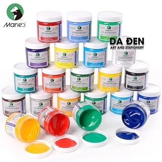 [DA ĐEN] P2-Màu Acrylic Hủ 100ml Marie's (Vẽ Được Nhiều Chất Liệu)