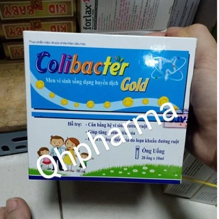 Men sống COLIBACTER GOLD hộp 20 ống giúp cân bằng hệ vi sinh đường ruột