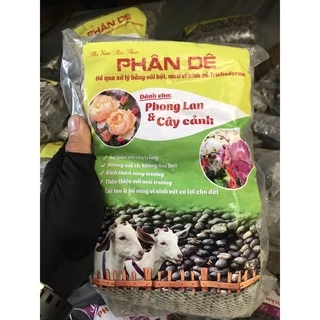 Gói 1kg PHÂN DÊ bón cây lan, cây cảnh, cải tạo đất