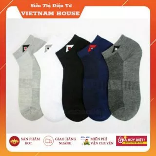 💥[FREE SHIP>50K] COMBO 5 ĐÔI VỚ COTTON CỔ NGẮN NAM T&T CHÍNH HÃNG - HÀNG CTY