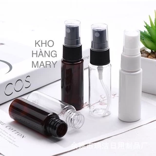 [HÀ NỘI] Chai nhựa Xịt sương 30ml - Lọ Chai pet đầu phun sương Trong suốt / Nâu chiết Mỹ phẩm