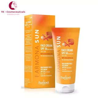 [CHÍNH HÃNG] Kem Chống Nắng FARMONA Sun Face Cream Oil Free SPF 50 Dành Cho Da Dầu Mụn - 50ml