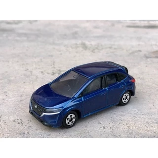 TAKARA TOMY Tomica Mô hình xe ô tô đồ chơi Fiat 500e màu xanh ( No Box)