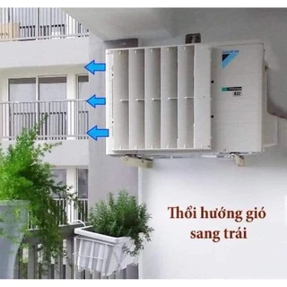 Louver - chuyển hướng gió dàn nóng cục nóng điều hòa máy lạnh bằng nhựa ABS