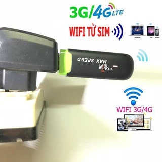 (Tiêu Chuẩn Châu Âu) Cục phát wifi từ sim 3g 4g Mobile Wifi Max Speed - Hàng Nhật bản cao cấp giá cực rẻ