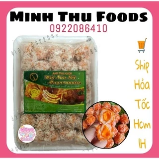 Cá Viên Cốm Cam Sốt Mayonnaise cam Ô Ngon / TA Foods (hải sản sốt mayonnaise / cốm hồng ) Minh Thu Food