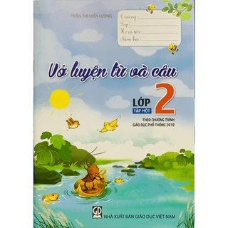 Sách - Vở luyện từ và câu lớp 2 tập 1