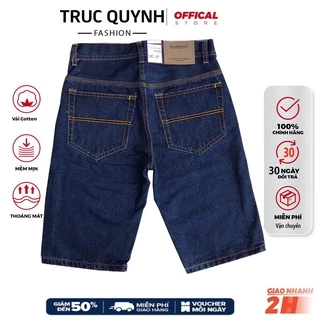 Quần jean nam SHORT JEAN 03 màu cơ bản, quần jean nam vải jean cotton mềm mịn form chuẩn đẹp