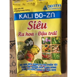 Phân bón Siêu Kali Bo Kích Thích Ra Hoa Đồng Loạt,Tăng Đậu Quả, Chống Rụng Trái gói 50g