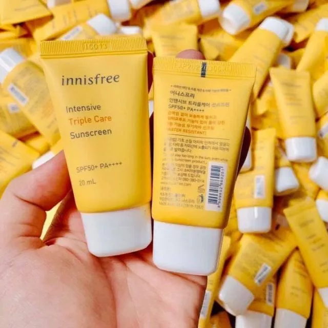 KEM CHỐNG NẮNG INNISFREE TRIPCARE mẫu mới nhất