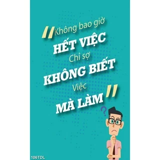 TRANH DÁN TƯỜNG 3D SLOGAN ĐỘNG LỰC SLDL106 - TRANH DÁN TƯỜNG VĂN PHÒNG LÀM VIỆC - YAN SHOP