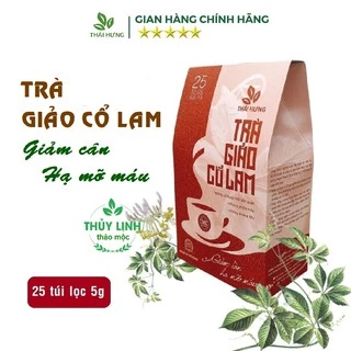 Trà Giảo cổ lam Thái Hưng (25 túi lọc x 5g) - Giảm cân, hạ mỡ máu