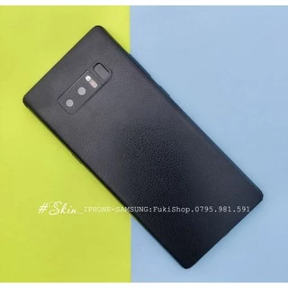 [SAMSUNG]Tấm Dán Skin mặt sau Black Leather Full Viền Note8 Note9 Note10 Note10+ Note10Lite ZFlip S20 S20Ultra S20+ S1