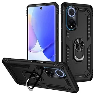 Ốp lưng đầy màu sắc Huawei Nova 9 Vỏ chống sốc Nova9 Giá đỡ nhẫn đeo tay PC cứng Vỏ điện thoại Vỏ giáp