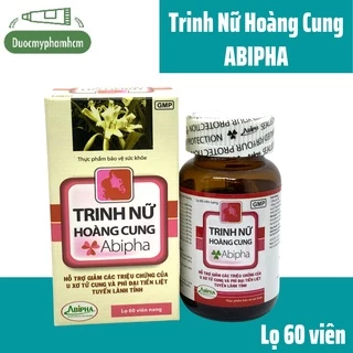 Trinh Nữ Hoàng Cung Abipha 60 Viên hỗ trợ phòng ngừa U vú, u nang buồng trứng, u xơ tử cung, u xơ tuyến tiền liệt