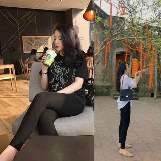 QUẦN LEGGING cạp cao NỮ Z RA mác cuộn SIÊU HOT 2021